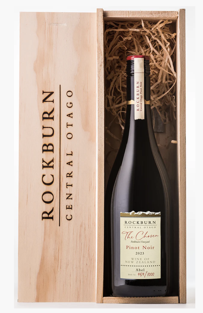 (image for) Rockburn "The Chosen Abel" Pinot Noir 2023 1.5 Litre Magnum [SK 97] Single presentation box